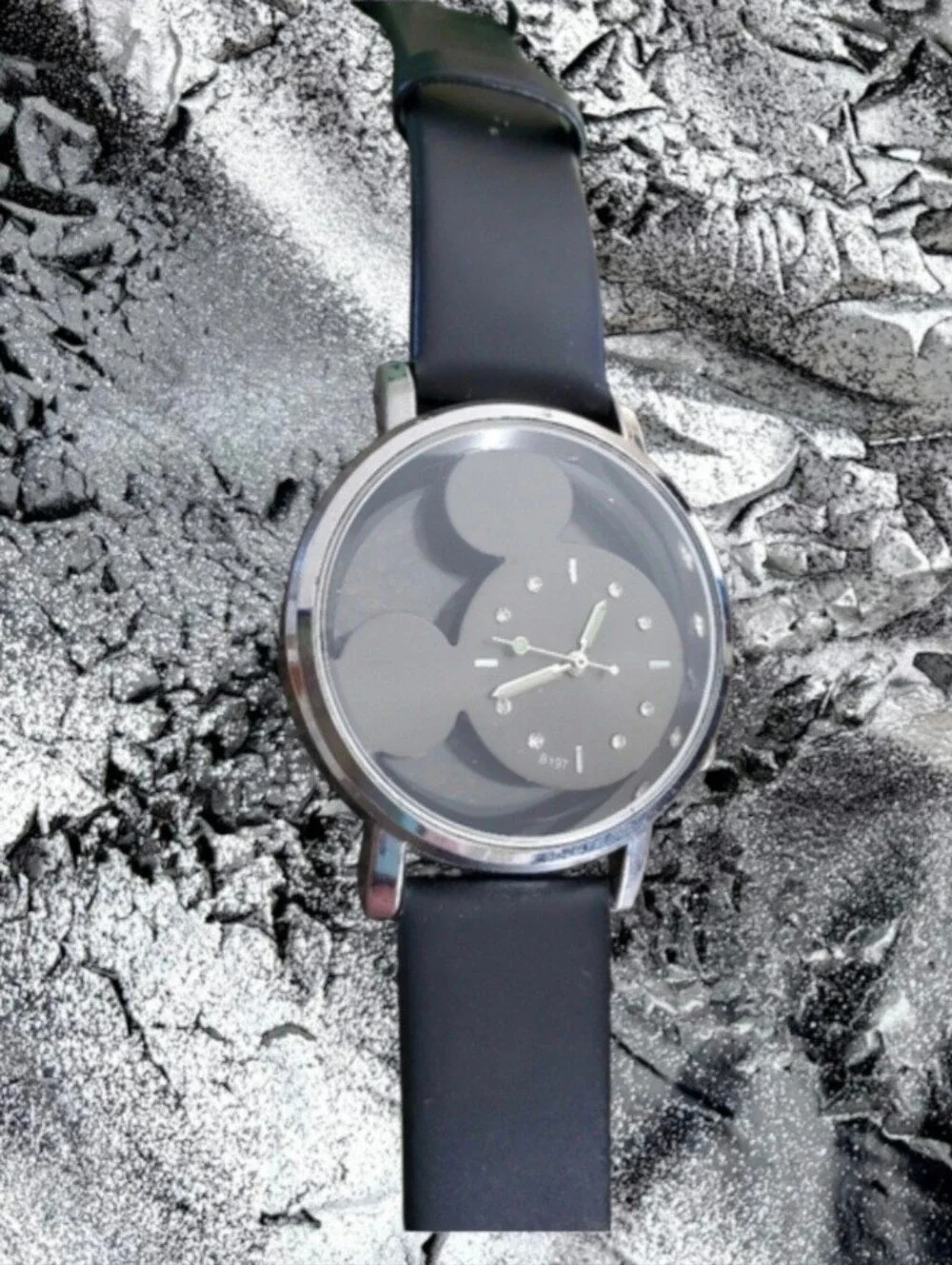 Black Mickey Mouse Watch